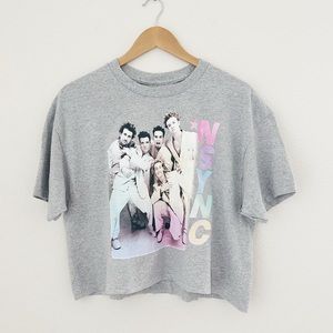 NEW N’Sync Cropped Graphic Tee